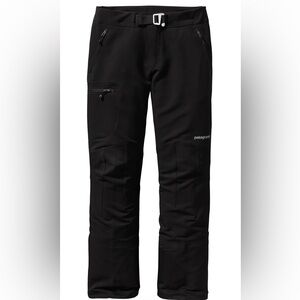 Patagonia Black Polartec Backcountry Guide Pants Size 10 Ski/Snow Pants